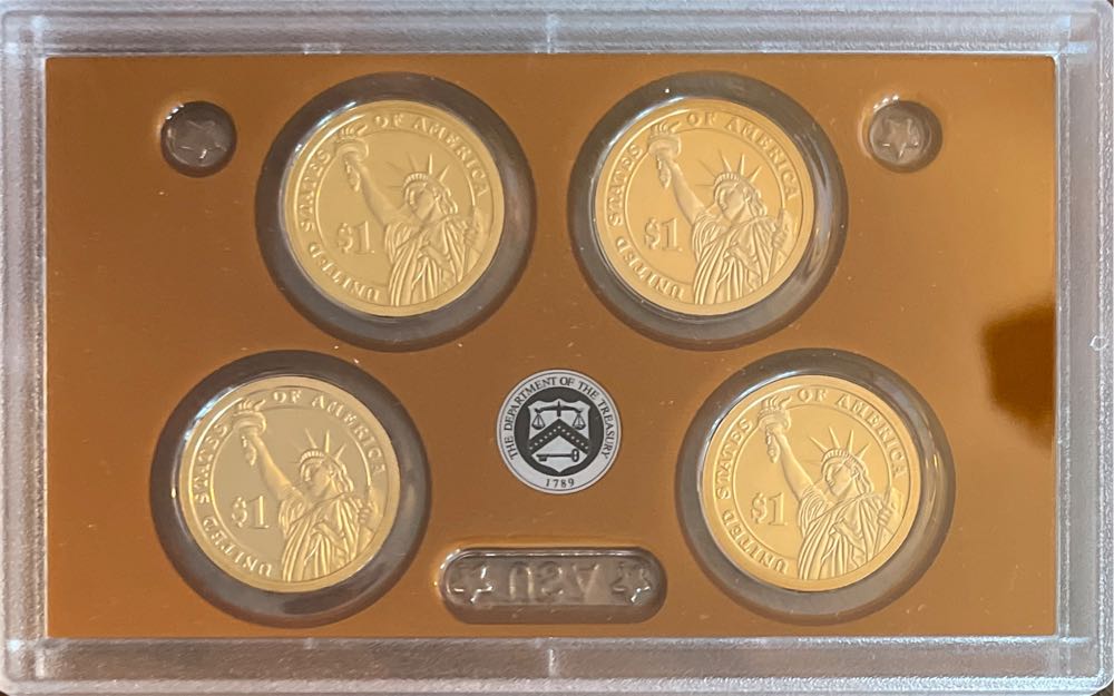 2014 US Mint Presidential $1 Proof Set  coin collectible [Barcode 704785580619] - Main Image 3