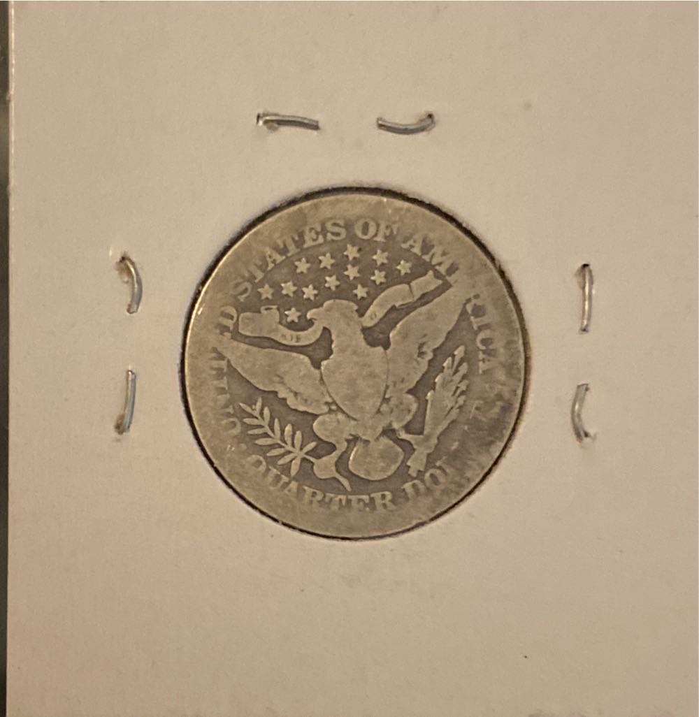 1902 Barber Quarter  coin collectible - Main Image 2