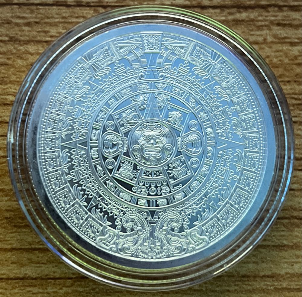 2018 Aztec Calendar  coin collectible - Main Image 2
