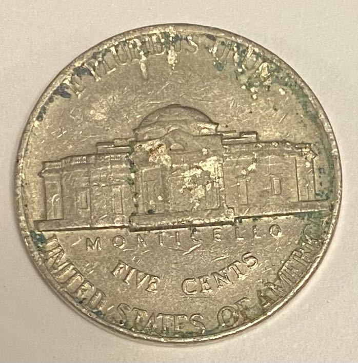 Nickel Jefferson 1972  coin collectible - Main Image 2