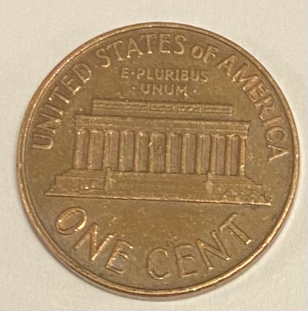 Penny Lincoln Memorial 1965  coin collectible - Main Image 2