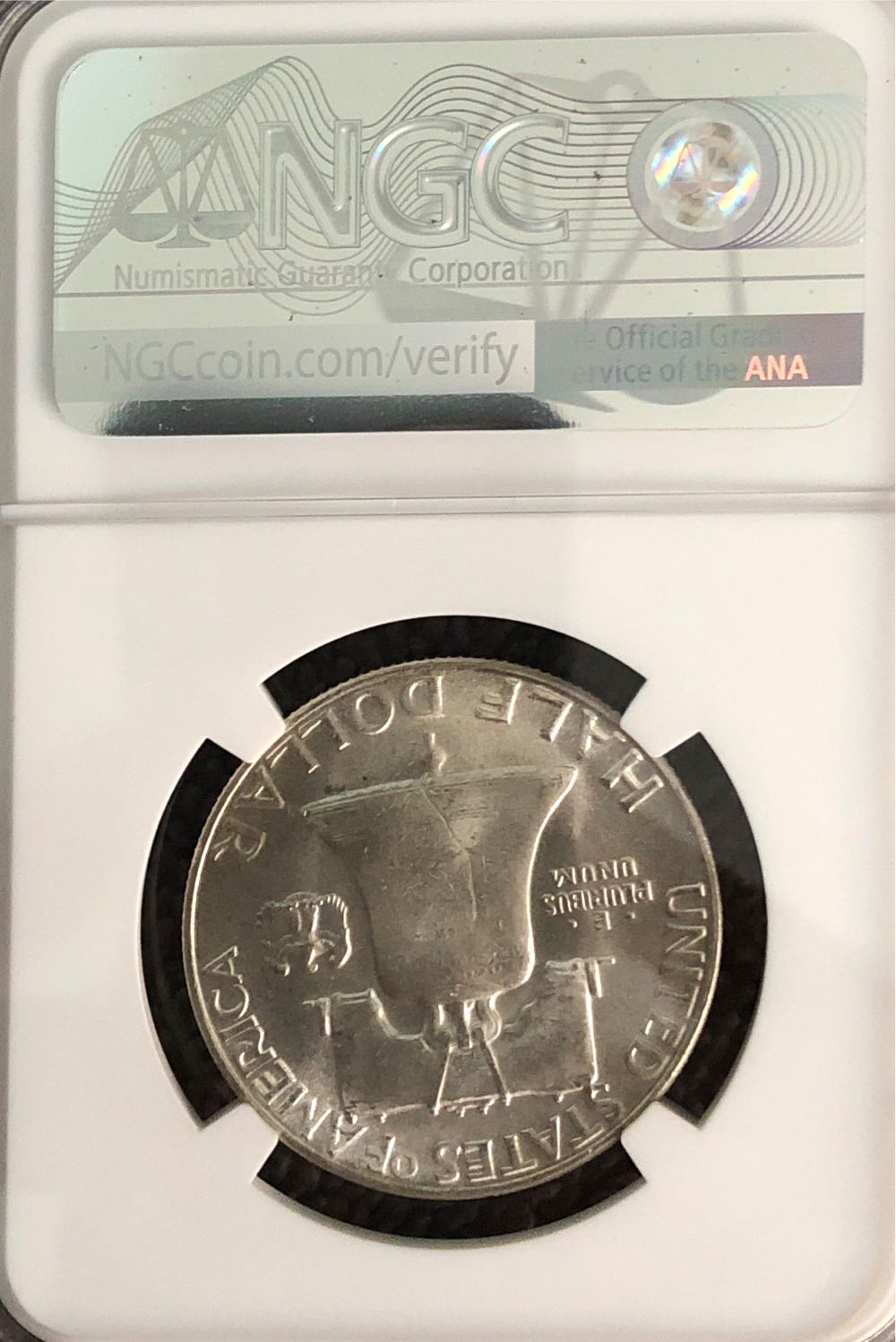 1956 Franklin 50 Cent MS64 FBL  coin collectible - Main Image 2