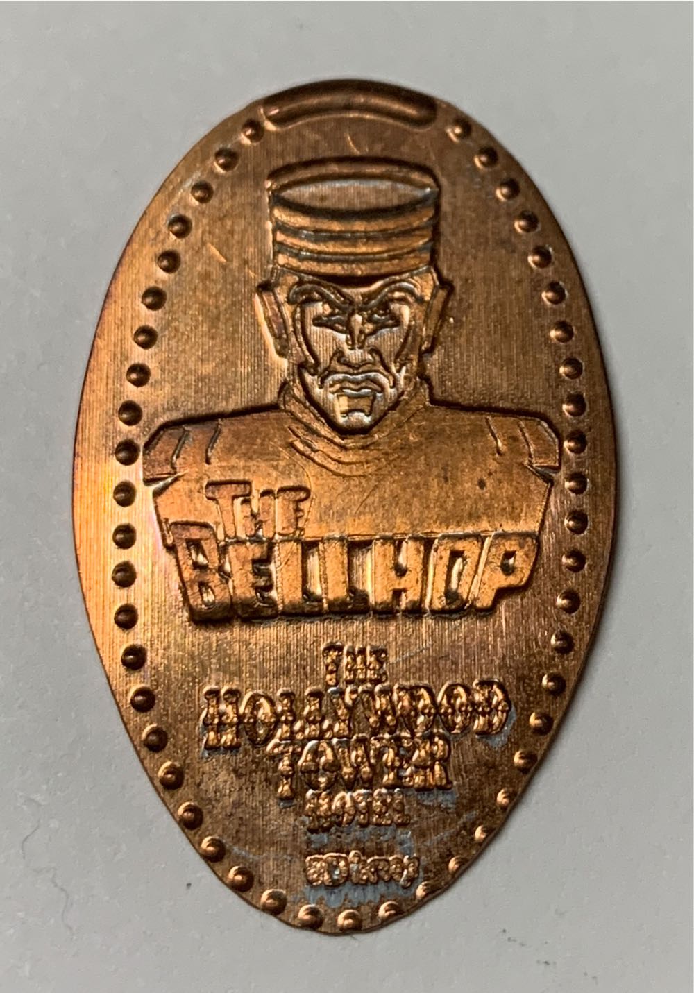Tower Of Terror (Vertical, The Bellhop)  coin collectible - Main Image 1