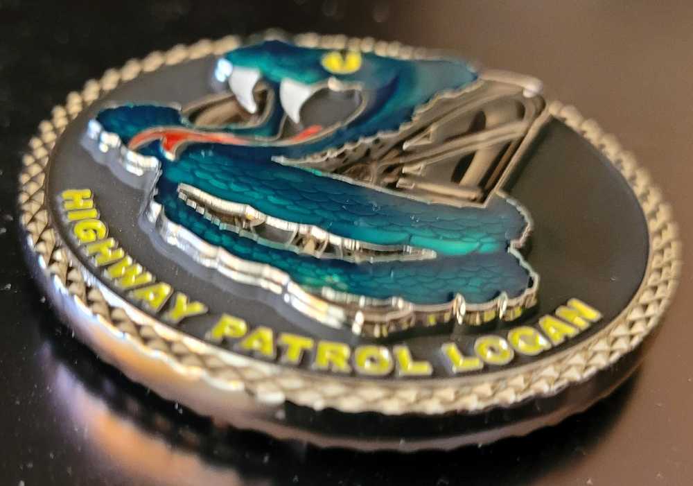 070 2022 Logan Highway Patrol  coin collectible - Main Image 2
