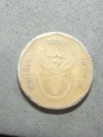 South African 50c 2002  coin collectible - Main Image 2
