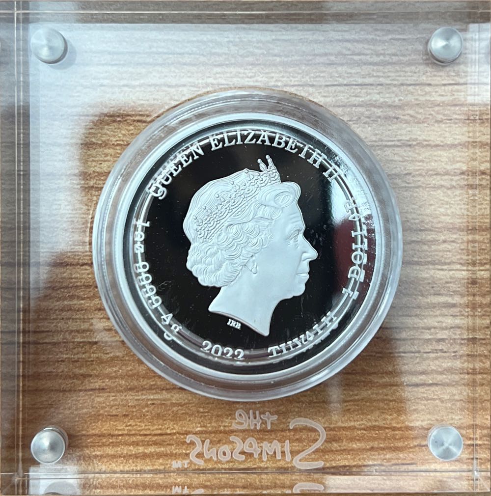 Simpsons Krusty Lu 1oz Silver Proof  coin collectible [Barcode 9327025051697] - Main Image 2