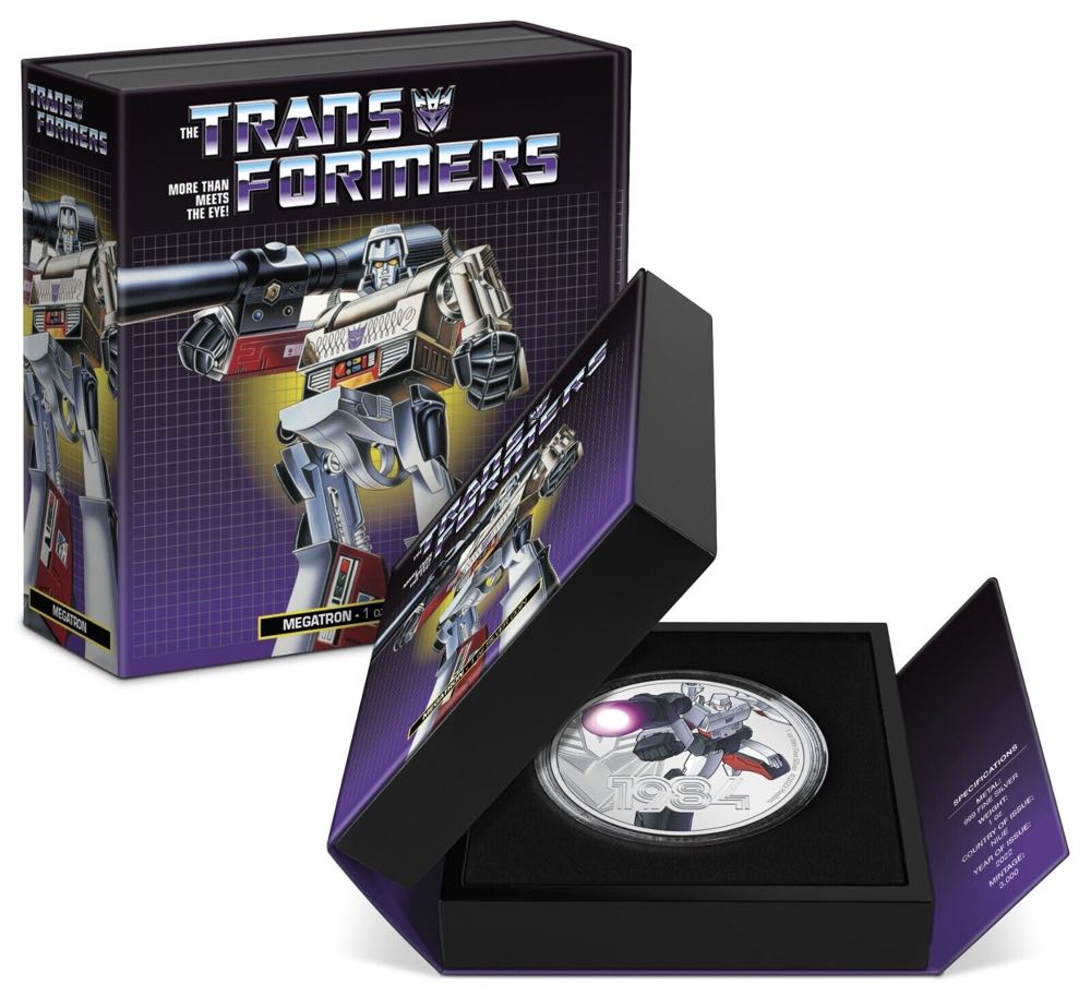 TRANSFORMERS 1984 (2.) Niue 2022 $2 TRANSFORMERS 1984 “Megatron”  coin collectible - Main Image 4
