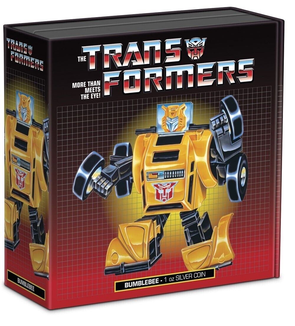 TRANSFORMERS 1984 (3 or 4.) Niue 2022 $2 TRANSFORMERS 1984 “Bumblebee”  coin collectible - Main Image 3