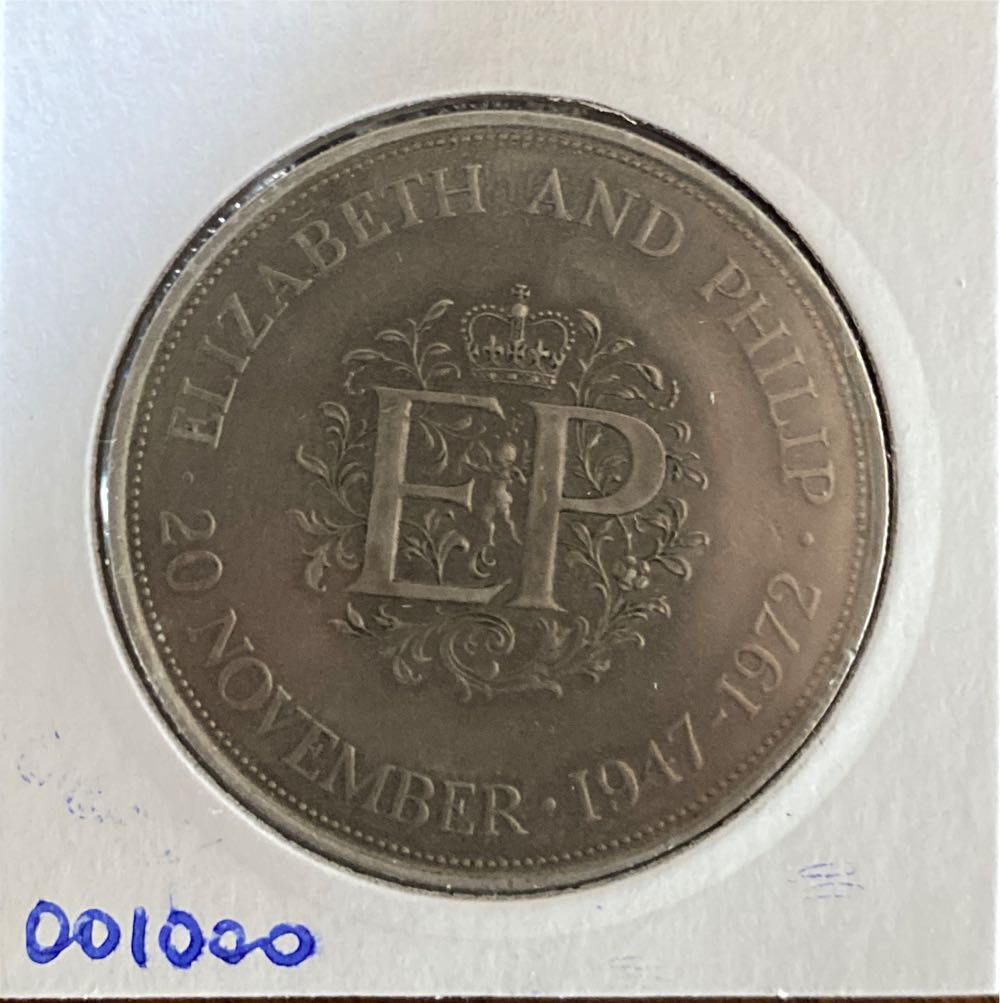 Royal Queen Elizabeth & Prince Philip 25th Wedding Anniversary  coin collectible - Main Image 2