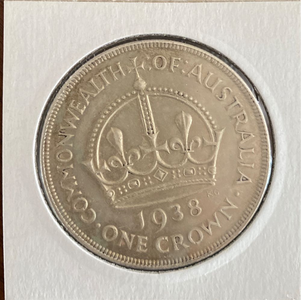 1938 Crown AUST  coin collectible - Main Image 2