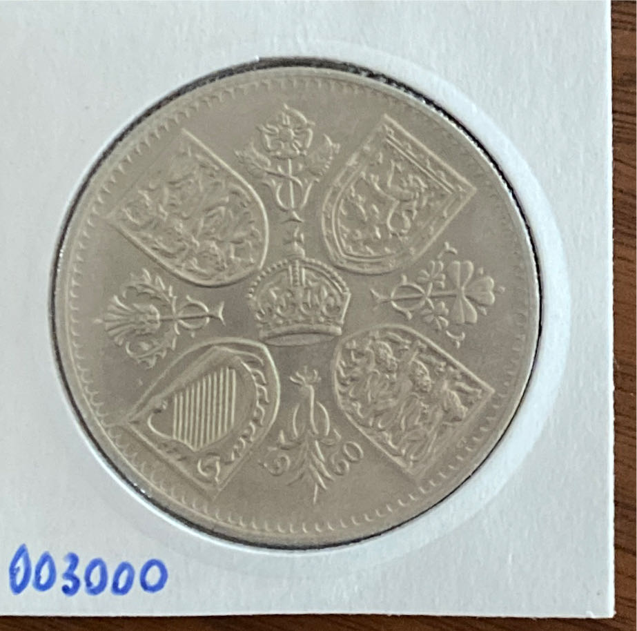 1960 Queen Elizabeth ll New York Exhibition Crown  coin collectible - Main Image 2
