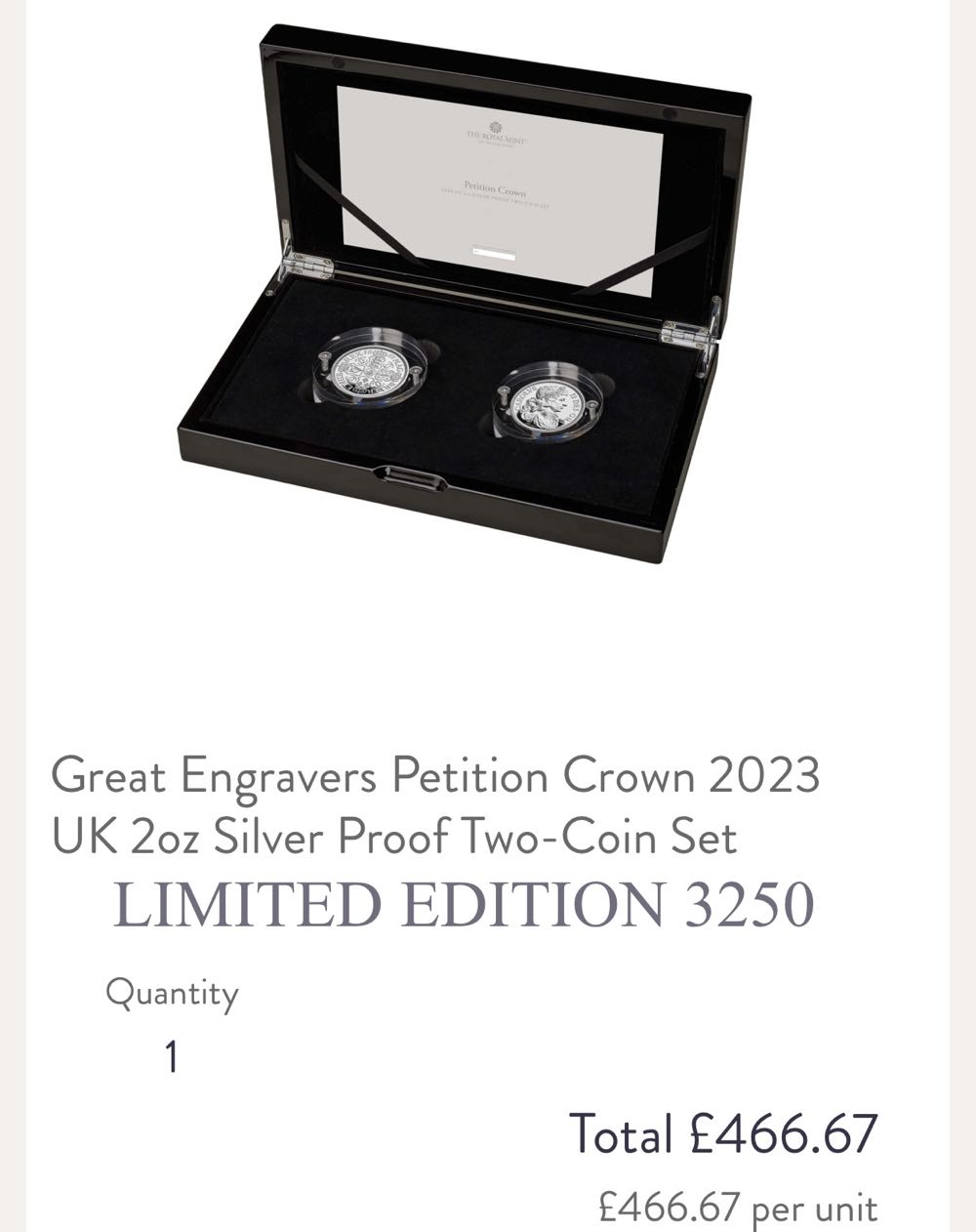 Great Engravers 2Oz - GOTHIC PORTRAIT  coin collectible - Main Image 4