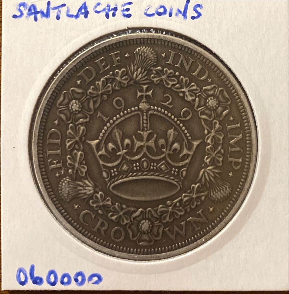 1929 Crown Wreath - aVF  coin collectible - Main Image 2