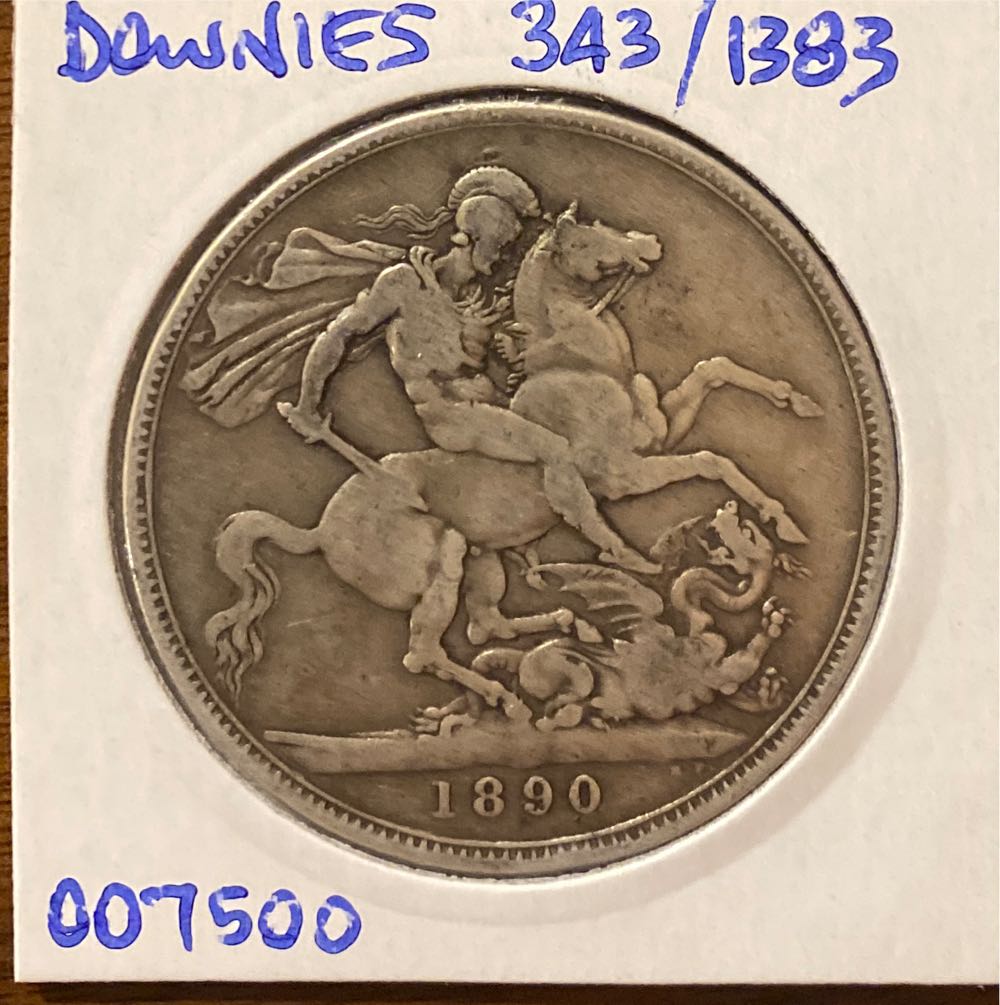 1847 Crown - aVF  coin collectible - Main Image 2