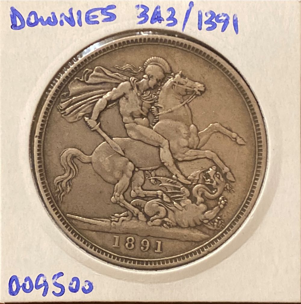 1891 Crown - aVF  coin collectible - Main Image 2