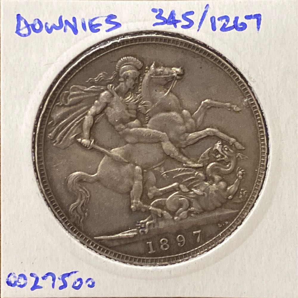 1897 Crown LXI  coin collectible - Main Image 2