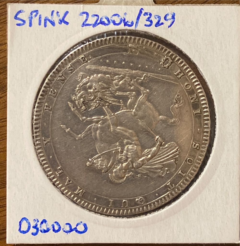 1820 Crown LX - XF  coin collectible - Main Image 2
