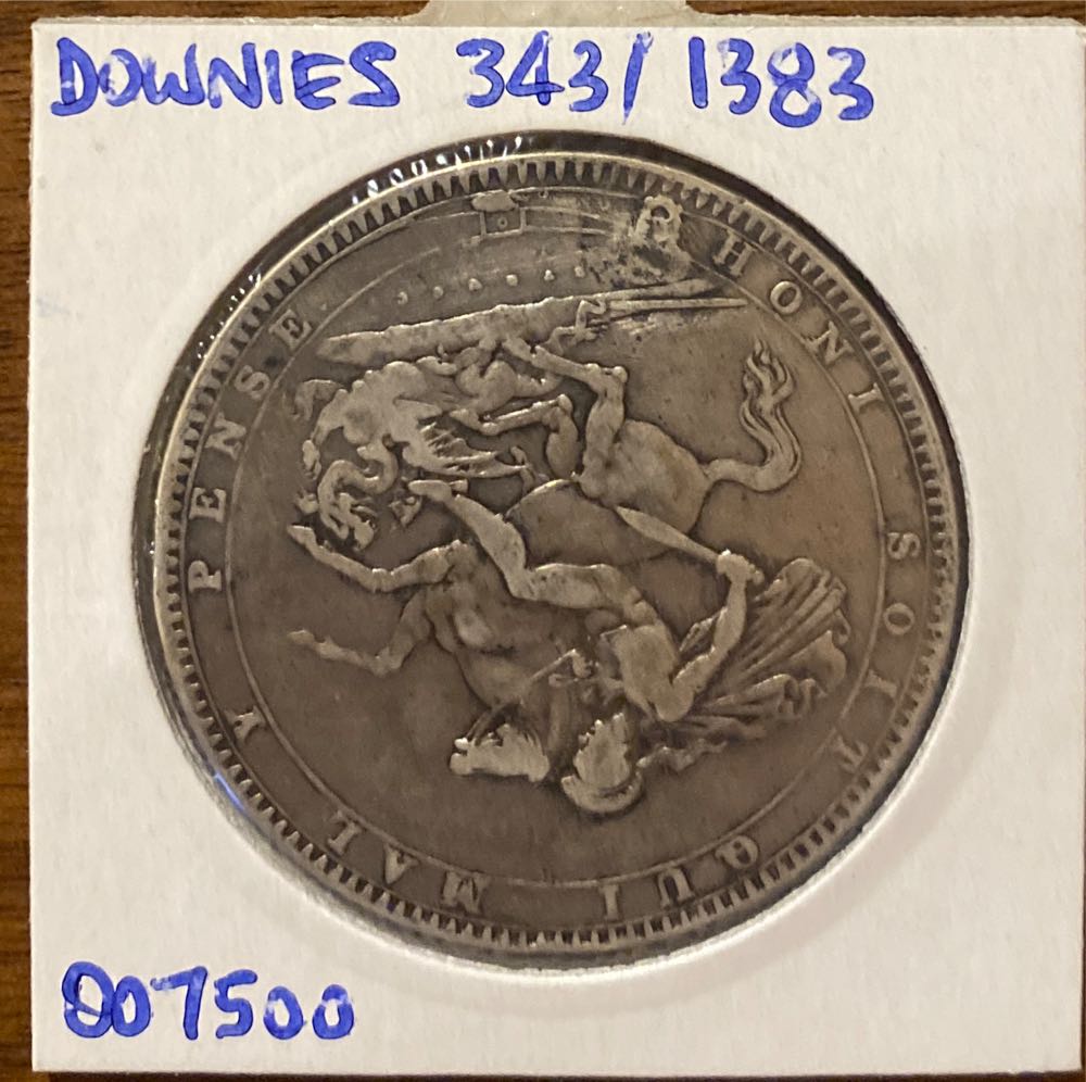 1820 Crown LX - F  coin collectible - Main Image 2