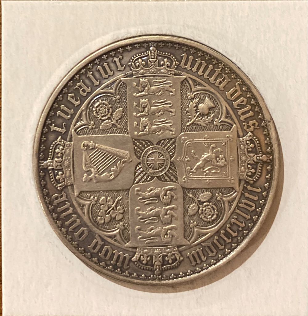 1847 Crown Gothic UNDECIMO - VF  coin collectible - Main Image 2