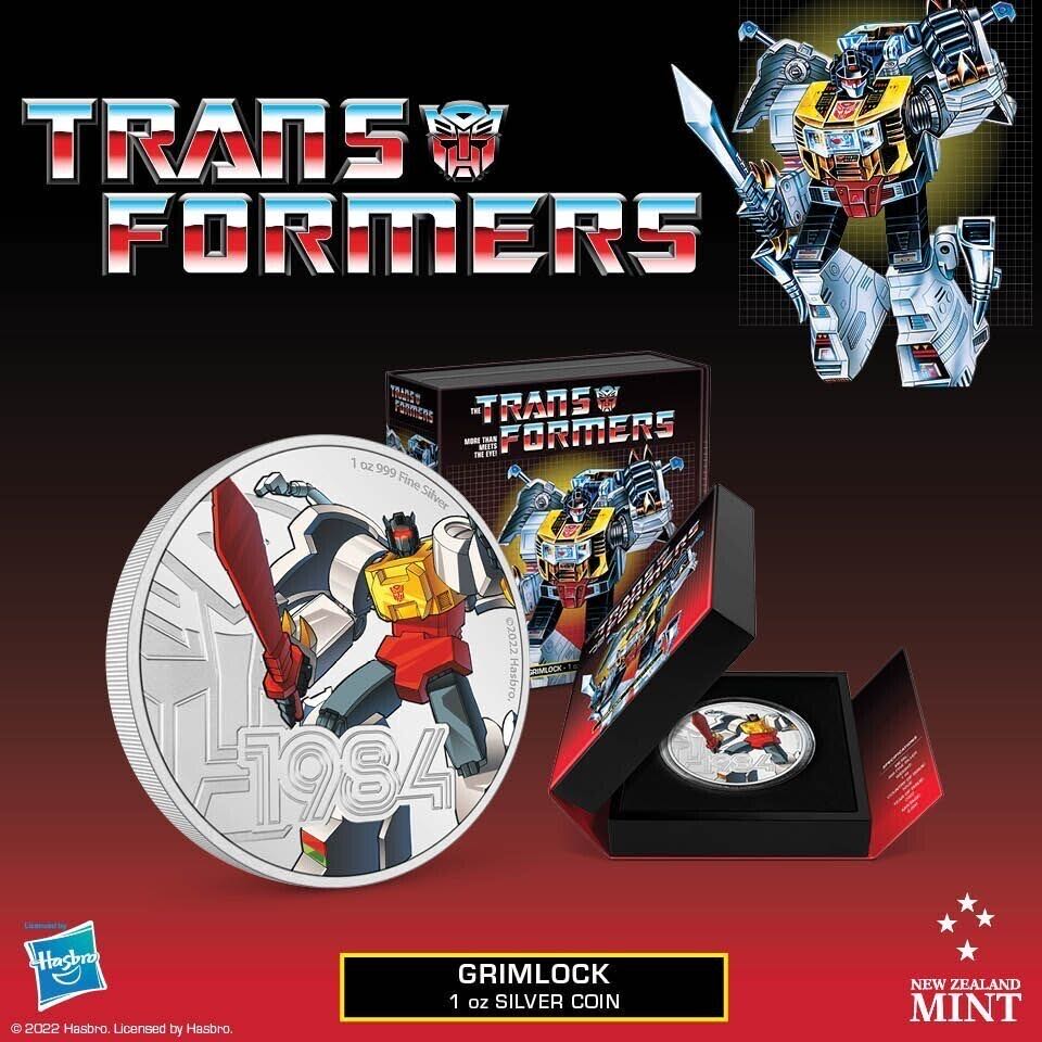 TRANSFORMERS 1984 (3 or 4.) Niue 2022 $2 TRANSFORMERS 1984 “Grimlock”  coin collectible - Main Image 4