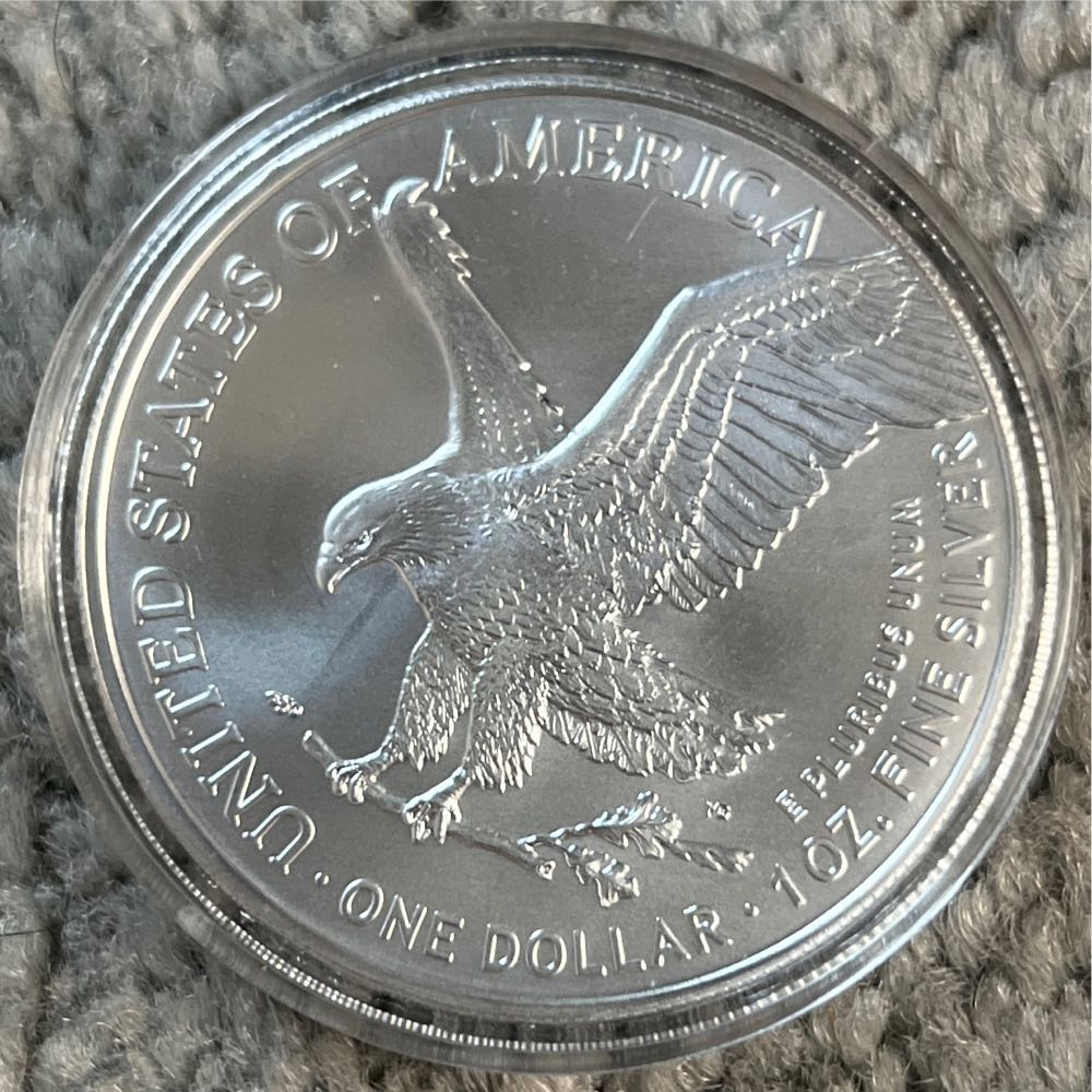 2022 American Silver Eagle  coin collectible - Main Image 2