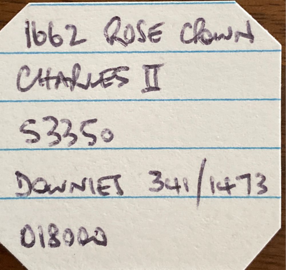 1662 Crown ROSE - VF  coin collectible - Main Image 3