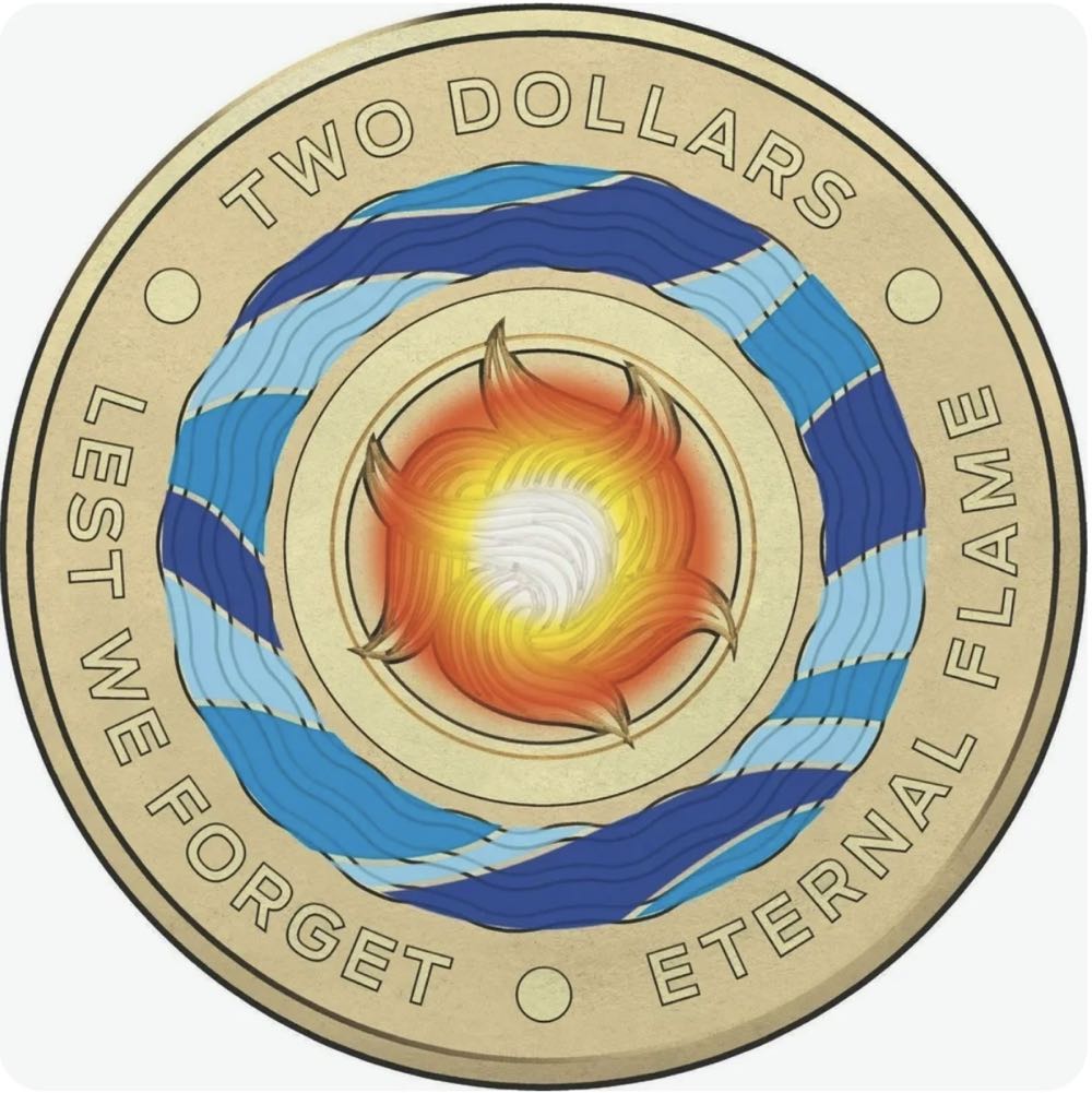 2018 $2 Eternal Flame - DOWNIE  coin collectible - Main Image 3