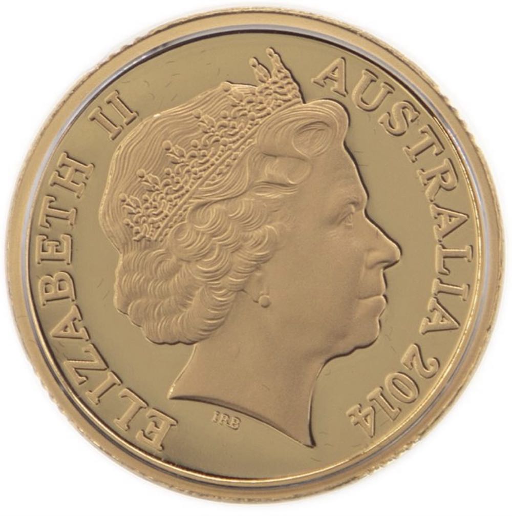 2014 $2 Elder - GOLD PROOF  coin collectible - Main Image 2