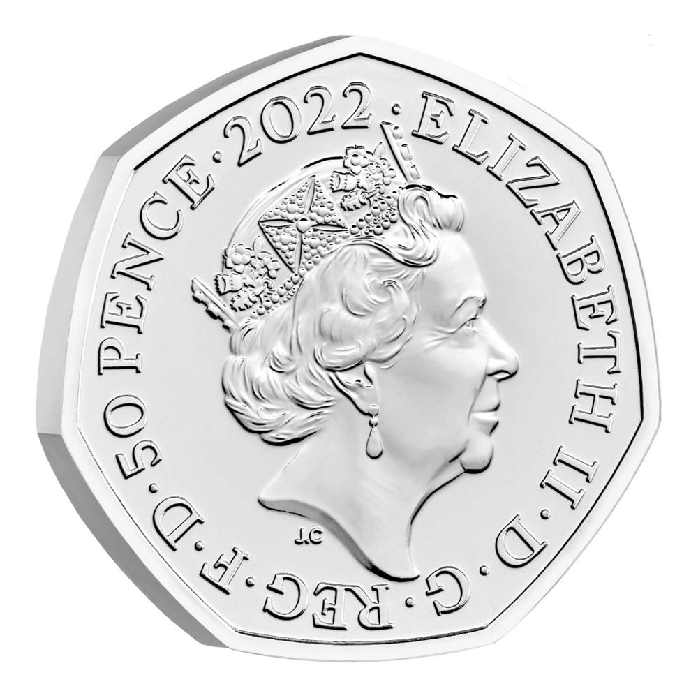Harry Potter Coloured Fifty Pence Piece  coin collectible [Barcode 5026177572121] - Main Image 2