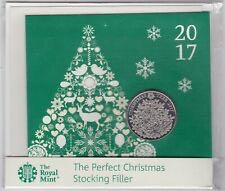 Sealed Brilliant Uncirculated Christmas Tree £5 Coin In Royal Mint Pack.  coin collectible [Barcode 5026177392248] - Main Image 1