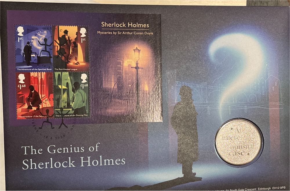 The Genius Of Sherlock Holmes Limited Edition  coin collectible [Barcode 5014721152011] - Main Image 1