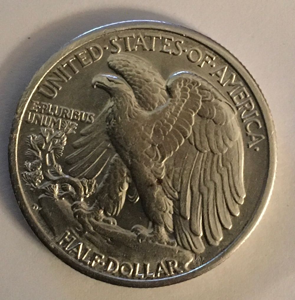 Coin Half Dollar - 1942 Silver Walking Liberty  coin collectible - Main Image 2