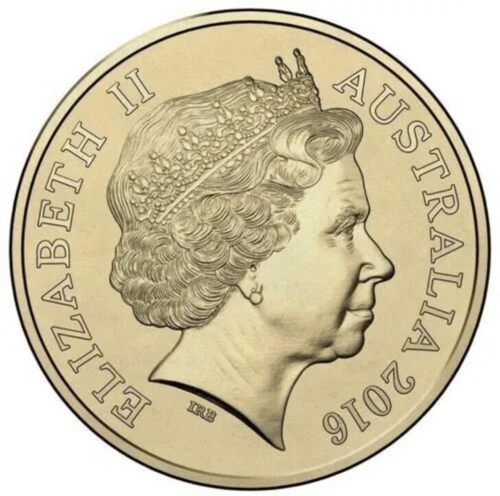 2016 $2 Olympics Black - CIRC  coin collectible - Main Image 2