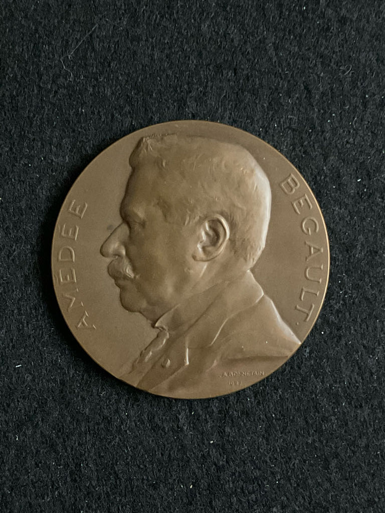 Amedee Begault Medal  coin collectible - Main Image 2