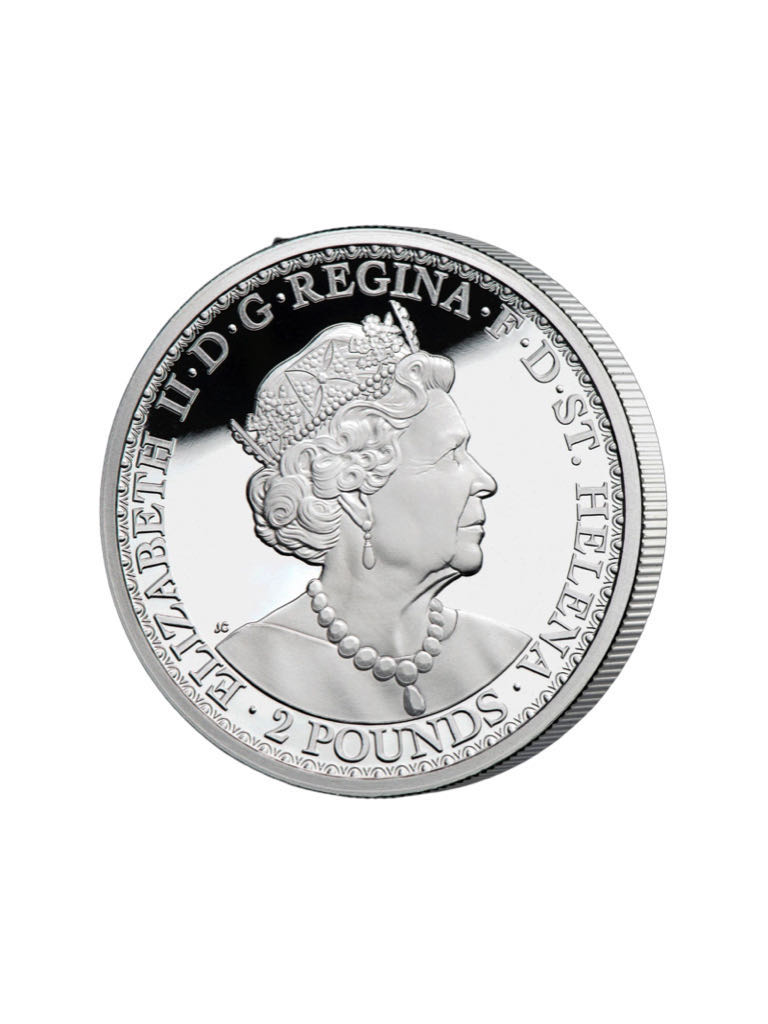 Una And The Lion 2 Ounce - The East India Company  coin collectible - Main Image 2