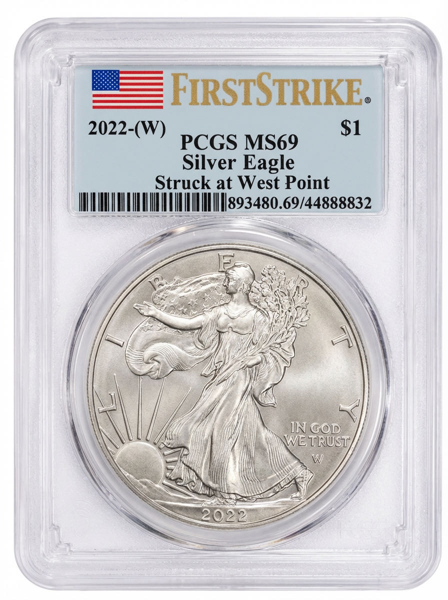 Dollar Silver Eagle - 2022 American Eagle  coin collectible - Main Image 2