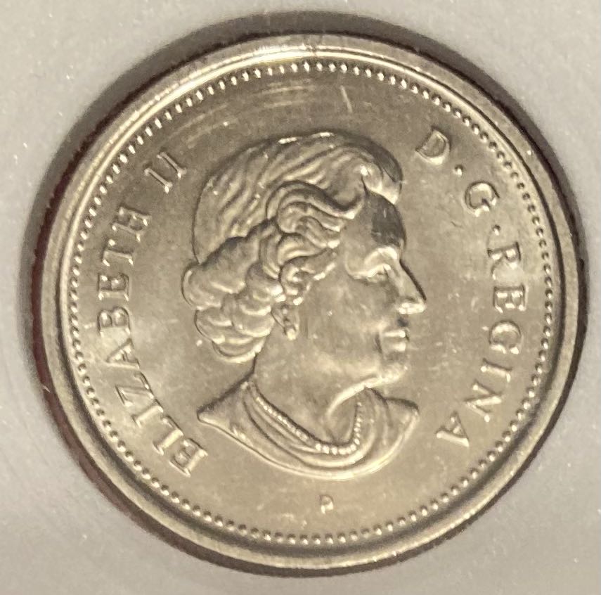 Canadian Nickel 25 Cent Coin  coin collectible - Main Image 2