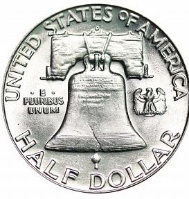 Franklin Silver Half Dollar 1963 D  coin collectible - Main Image 2