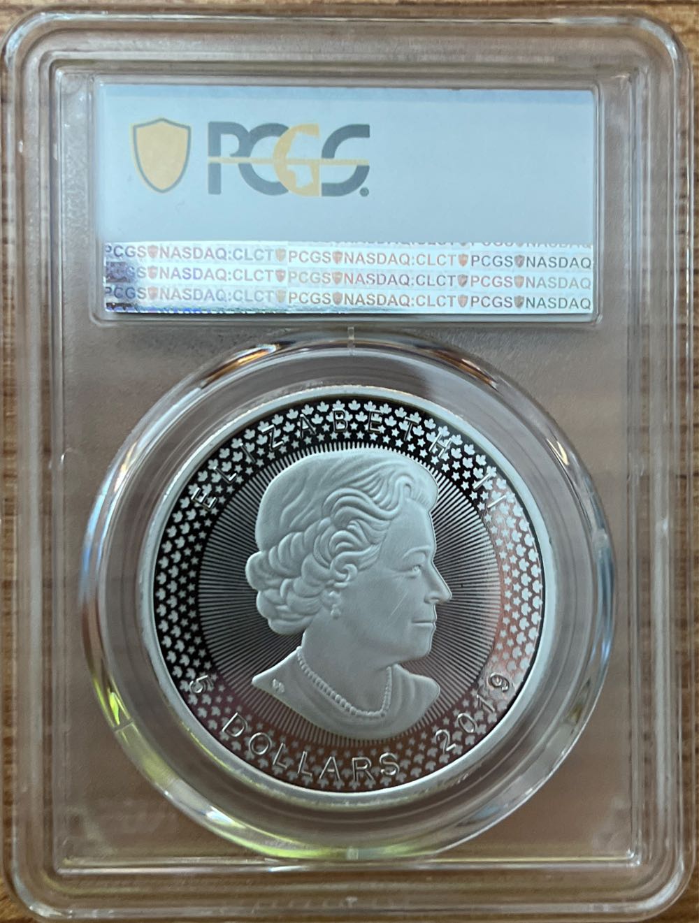Pcgs PR70 Maple Leaf Silver Modified PR Pride Of Two Nations  coin collectible - Main Image 2