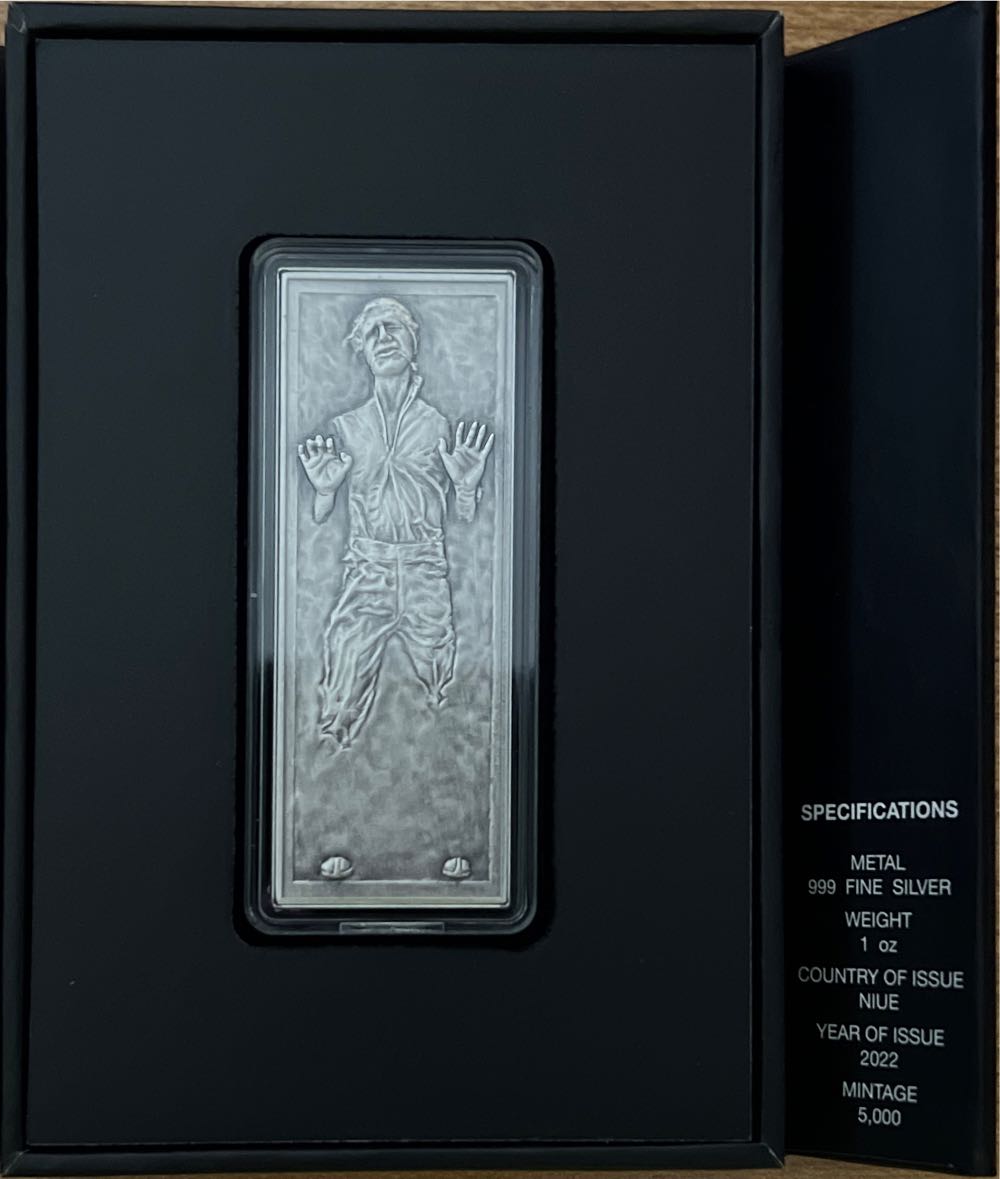 Star Wars Han Solo In Carbonite  coin collectible - Main Image 2
