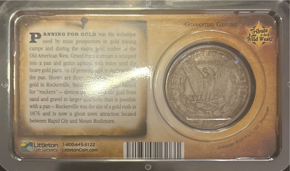 Morgan Silver Dollar - 1889 Littleton Coin Company  coin collectible - Main Image 2