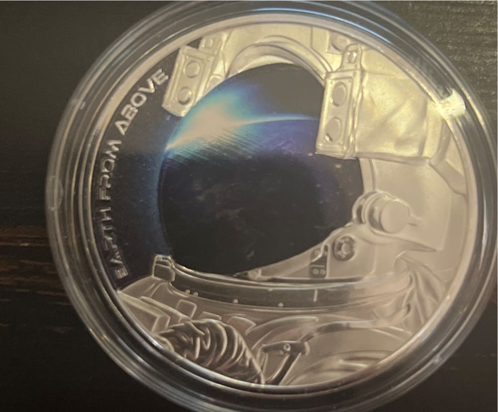 Meteorite Crater Pingualuit - Niue Island 2018 1 Oz  coin collectible - Main Image 2