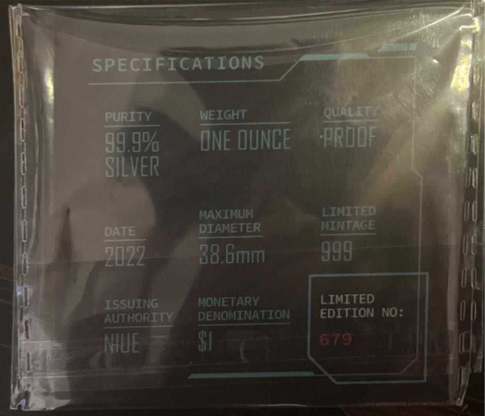 Meteorite Crater Pingualuit - Niue Island 2018 1 Oz  coin collectible - Main Image 4