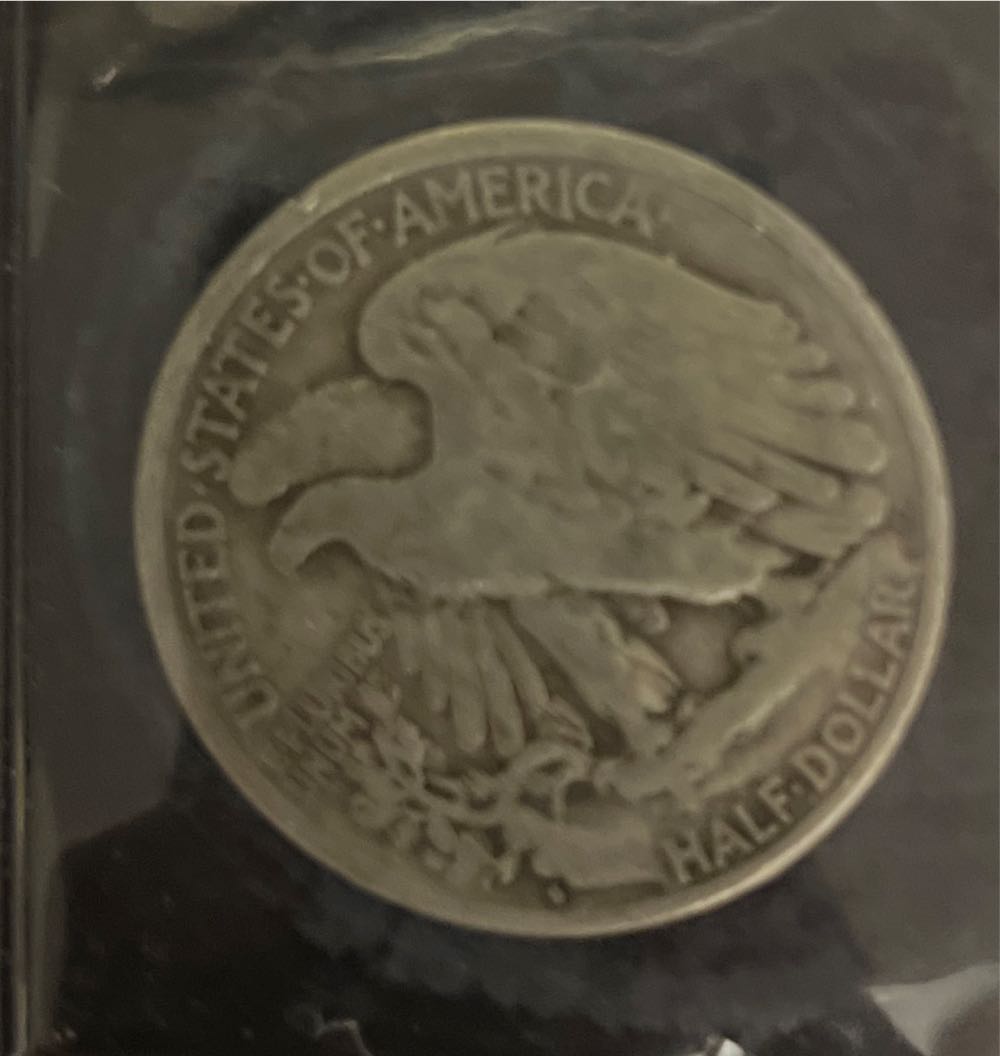 Walking Liberty Half Dollar - 1934 S  coin collectible - Main Image 2