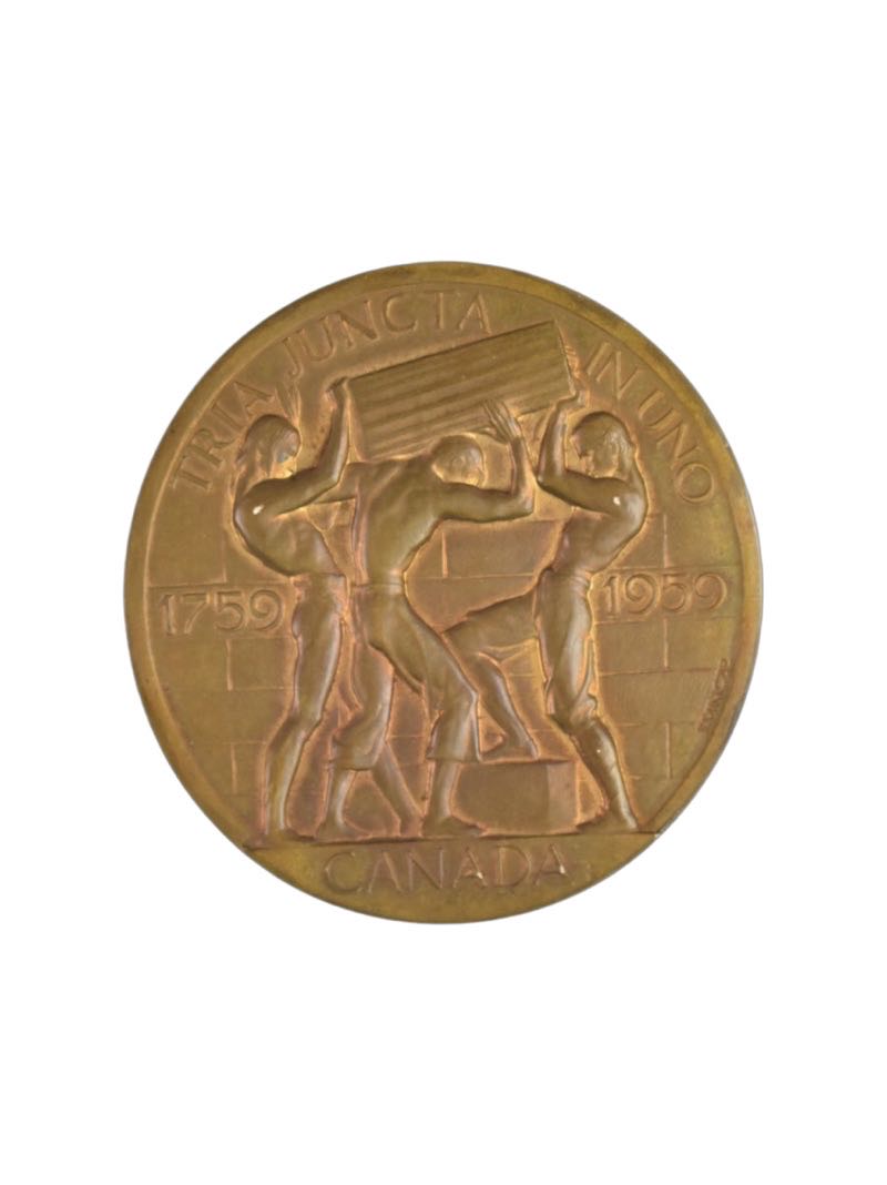 Fall Of Quebec, Wolfe & Montcalm, Bicentenary Medal  coin collectible - Main Image 2