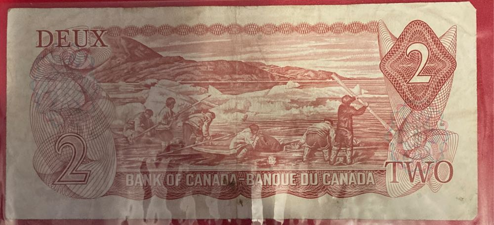 Canadian two dollar banknote  coin collectible - Main Image 2