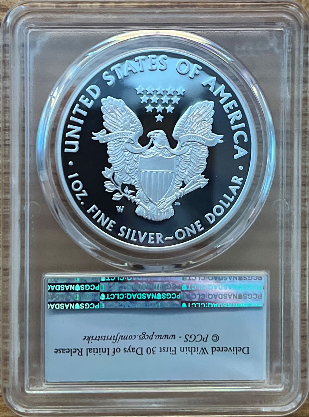 2017-W Silver Eagle PR70 DCAM  coin collectible - Main Image 2