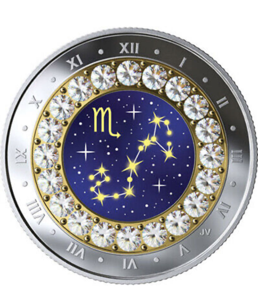 Scorpio Zodiac  coin collectible [Barcode 623932094901] - Main Image 2