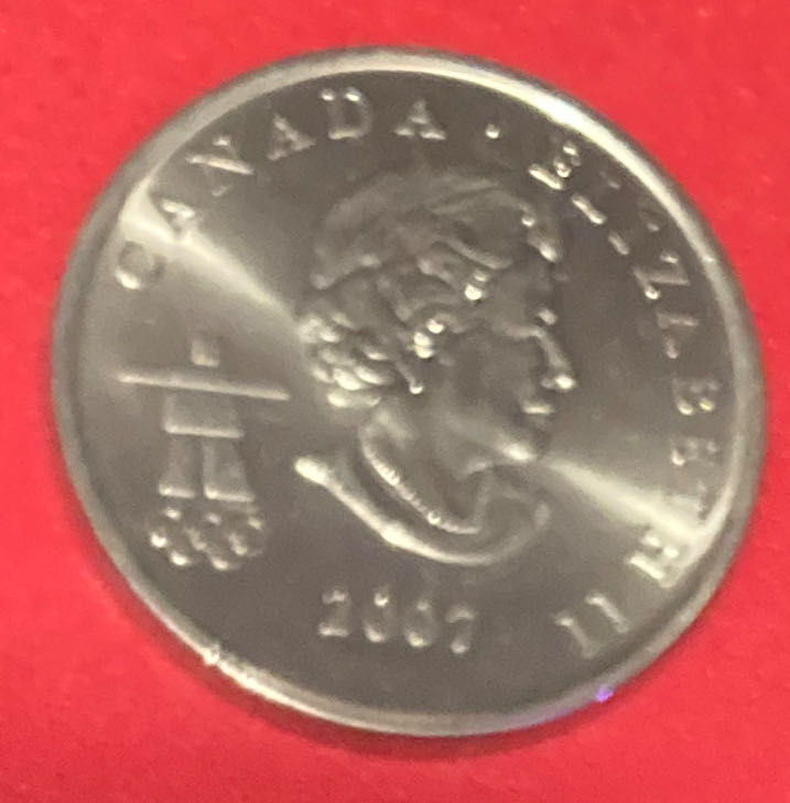 Canadian Olympic downhill  coin collectible - Main Image 2