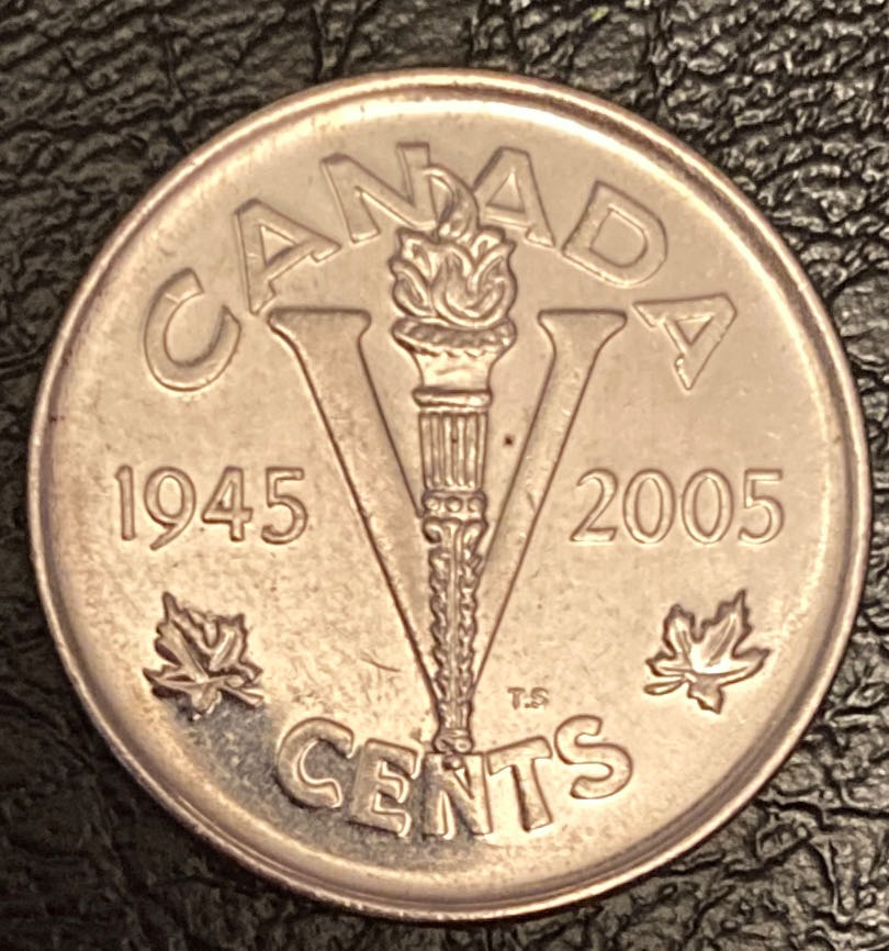 Canadian victory, nickel  coin collectible - Main Image 1
